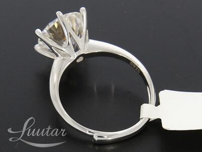 Hõbesõrmus 925* Moissaniit