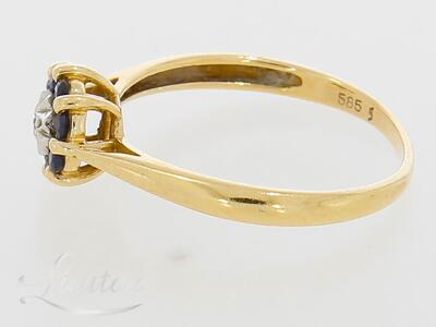 Kuldsõrmus 585* Briljandid