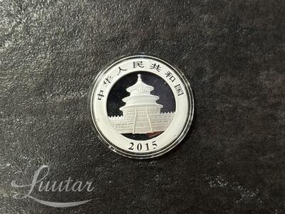 Hõbemünt Hiina 2015, 1oz Panda