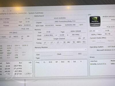 Sülearvuti Asus ROG Zephyrus