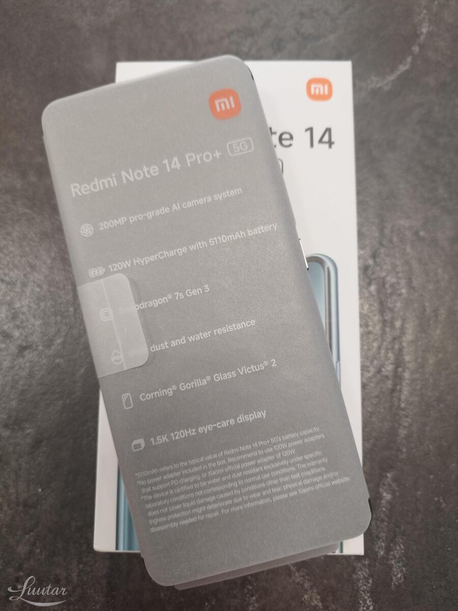 Mobiiltelefon Xiaomi Redmi Note 14 Pro+ 5G 512GB
