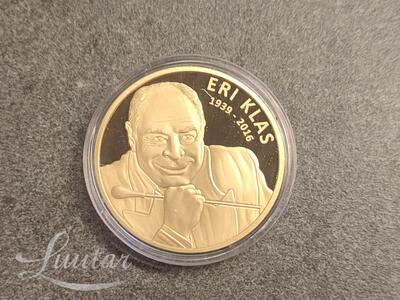 Kullatud medal pühendatud Eri Klasile