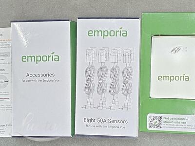 Energiakulu mõõtja Emporia Vue 8 50A Uus!
