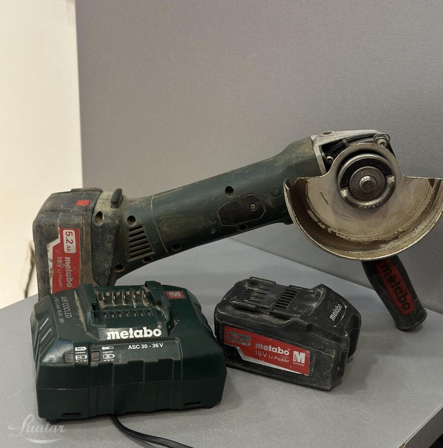 Akunurklihvija Metabo W18 LTX 125 Quick