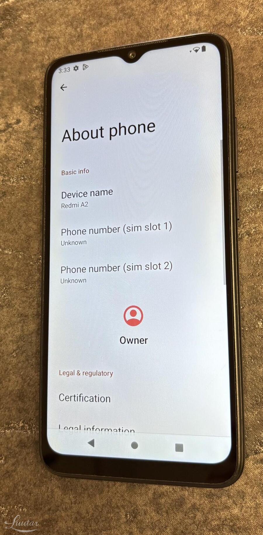 Mobiiltelefon Xiaomi Redmi A2 64GB