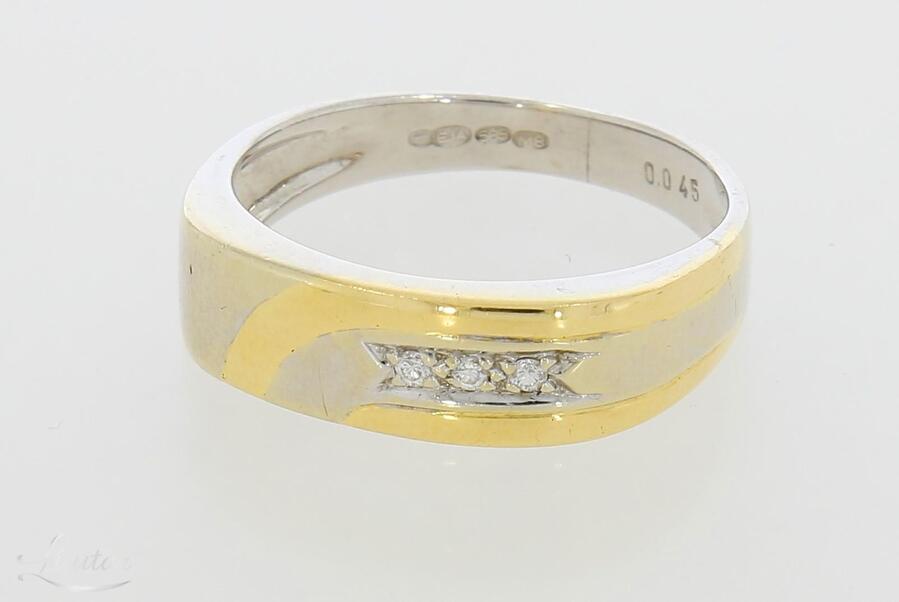 Kuldsõrmus 585* Briljandid 0.045ct