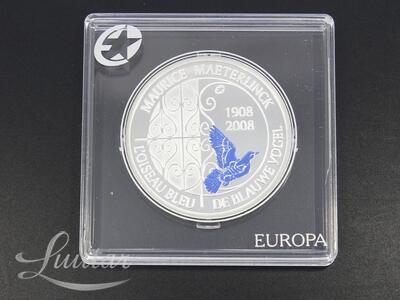 Hõbe münt 925* 10 Euros - Albert II "L'oiseau bleu" 2008a 