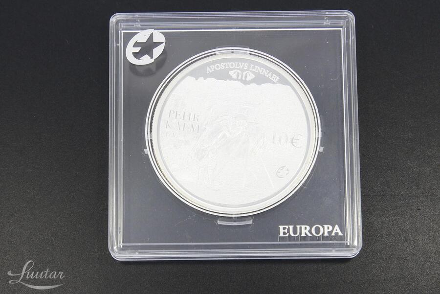Hõbe münt 925* 10 Euros Pehr Kalm 2011a