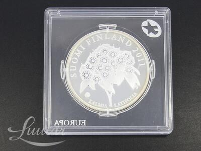 Hõbe münt 925* 10 Euros Pehr Kalm 2011a