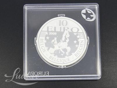 Hõbe münt 925* 10 Euros - Albert II Erasmus 2009a