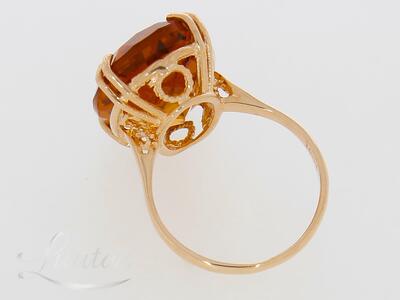 Kuldsõrmus 585* Tsitriin 14ct