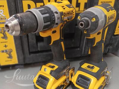 Tööriistakomplekt DeWalt DCK266P2 (DCD796 + DCF887); 18 V; 2x5,0 Ah aku