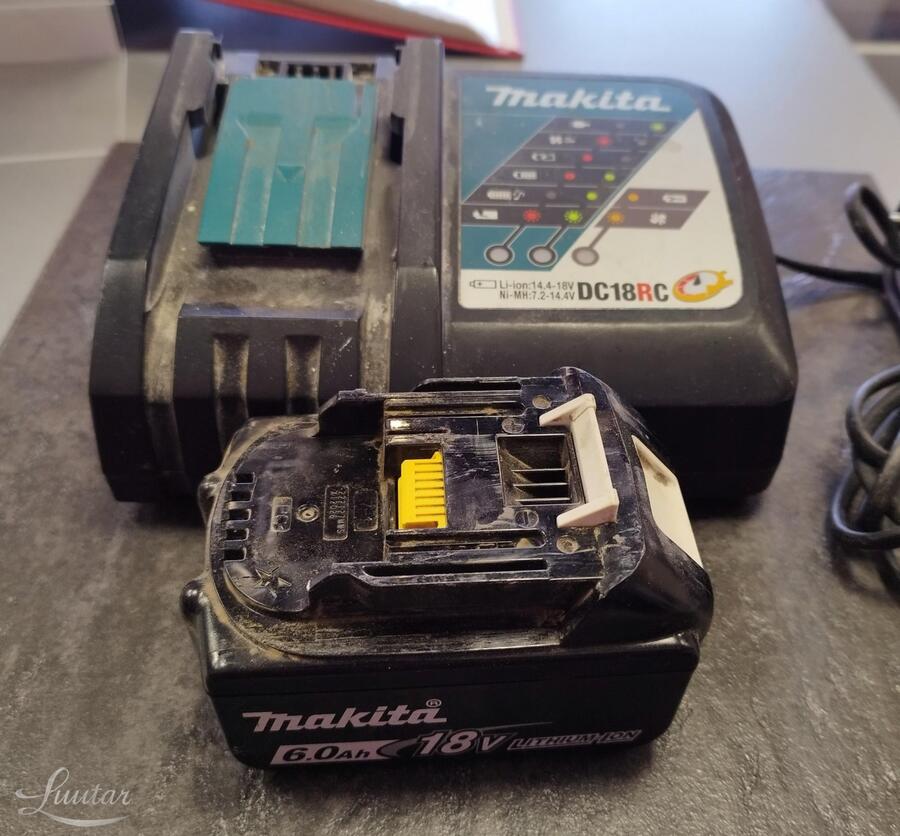 Makita laadija + aku 6Ah 