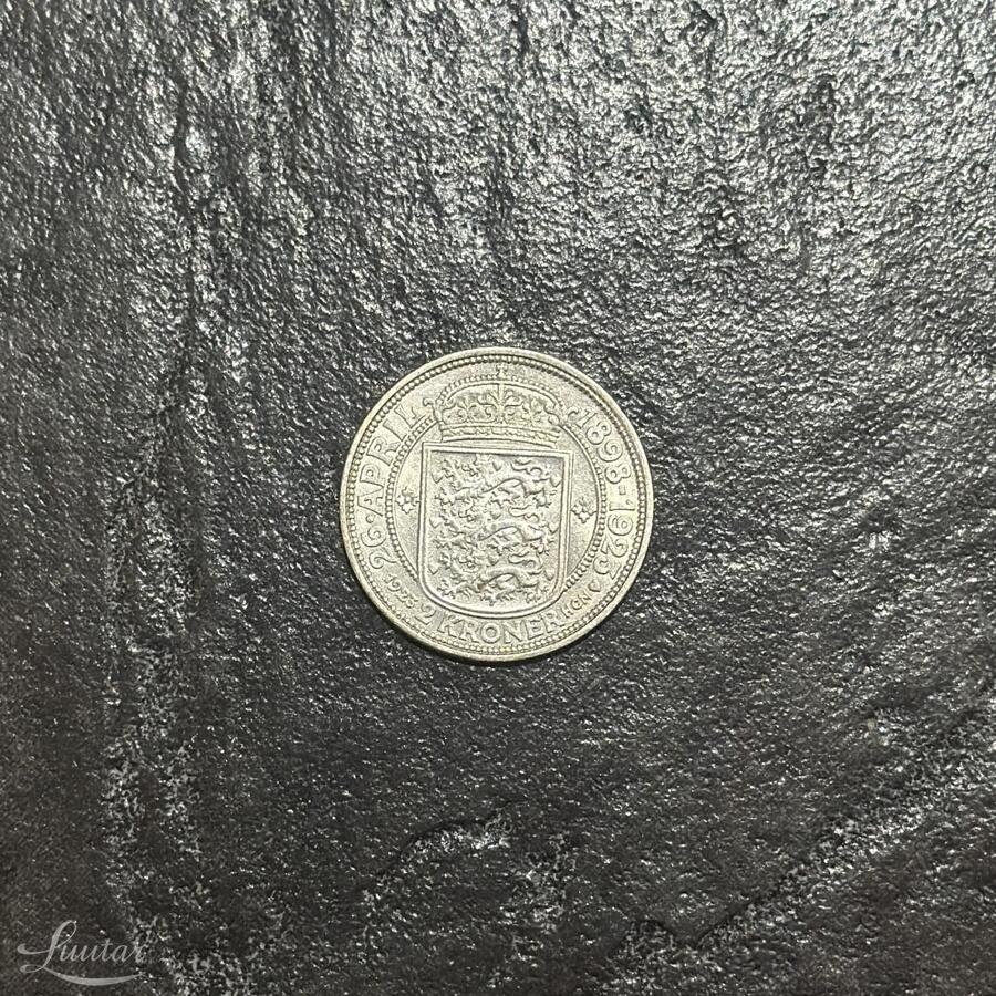 Hõbemünt Taani 2 krooni 1923a. 800*