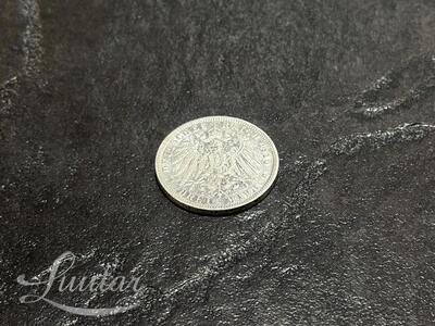 Hõbemünt Saksamaa 3 märki 1910a. 900*