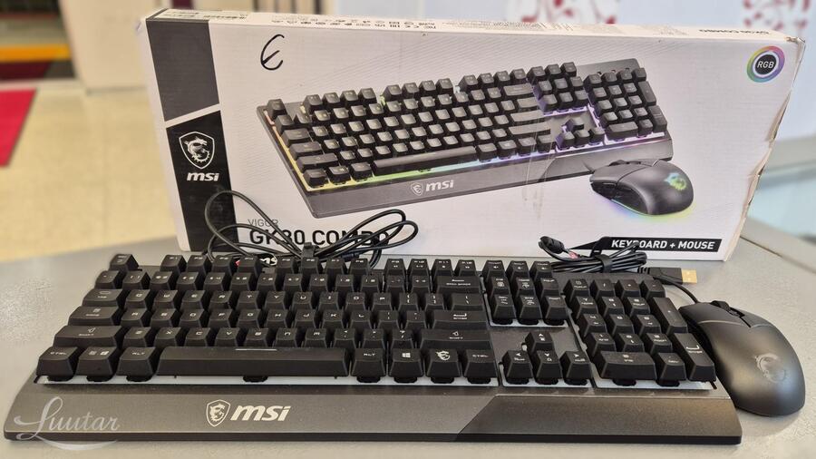 Klaviatuuri ja hiire komplekt MSI VIGOR GK30 COMBO