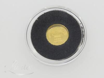 Kuldmünt 999* Mongolia 1000 Togrog