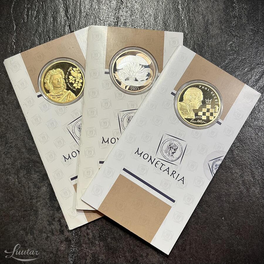 Meenemüntide komplekt Koidula + Keres + Jannsen