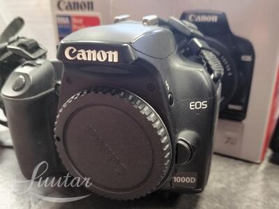 Fotokaamera Canon 1000D + Canon 18-55mm + Sigma 18-200mm
