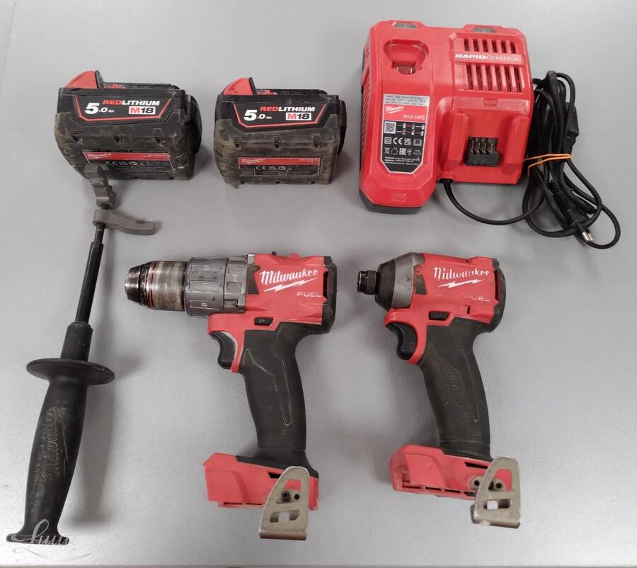 Akulöökkruvikeeraja Milwaukee M18 FID2 komplekt