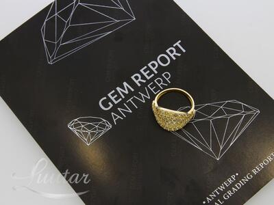 Kuldsõrmus 585* UUS! Looduslikud briljandid 1.50ct