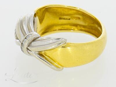 Kuldsõrmus 750* 0,45ct looduslikud briljandid