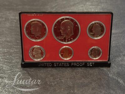 Mündid United States Proof Set 1977a.