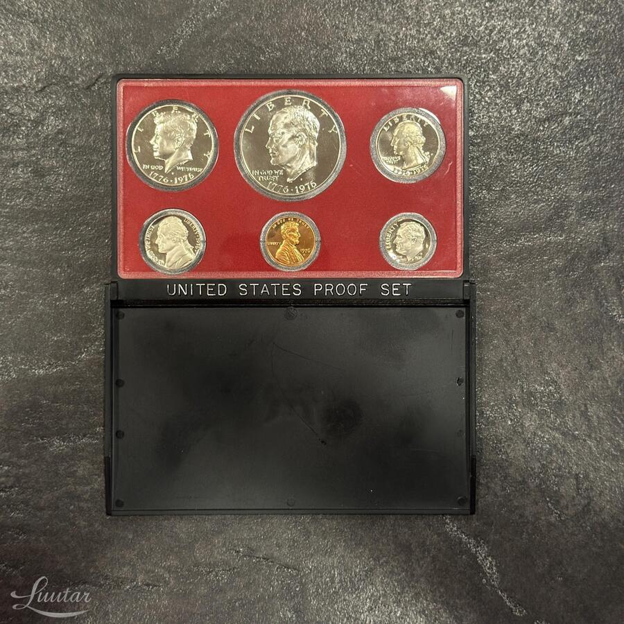 Mündid United States Proof Set 1976a.