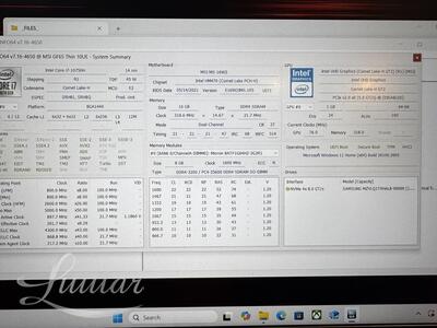 Sülearvuti MSI GF65Thin 10UE