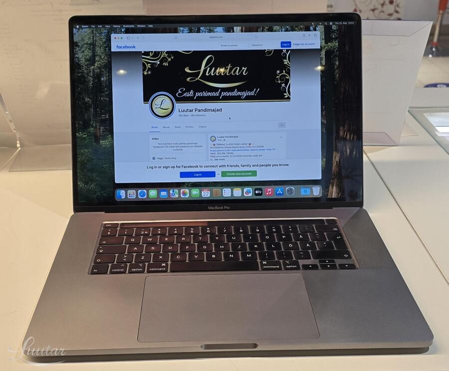 Sülearvuti Macbook Pro 2019