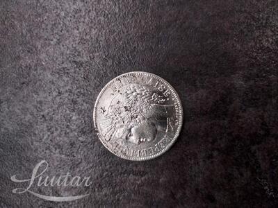 Hõbemünt "5Frankov 1850a"