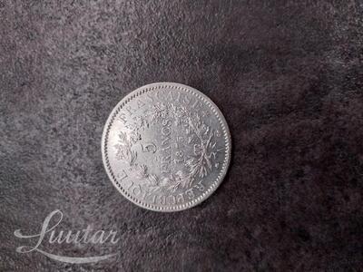 Hõbemünt "Prantsusmaa 5frankov 1875a"