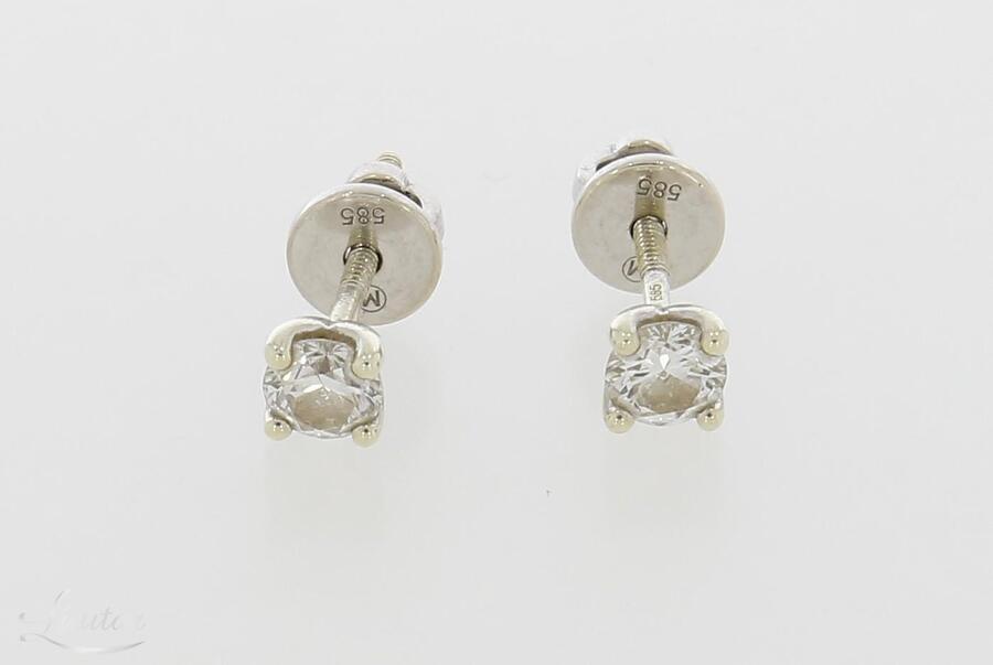 Kuldkõrvarõngad 585* Briljandid DM2/0,40ct HI/SI