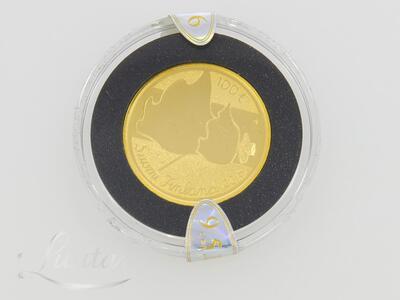 Kuldmünt 917* 100€  Suomi Eino Leino 2016