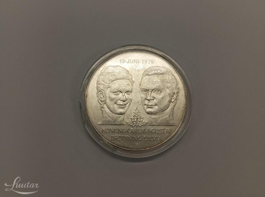 Hõbemünt 50 Kronor - Carl XVI Gustaf 1976 a.