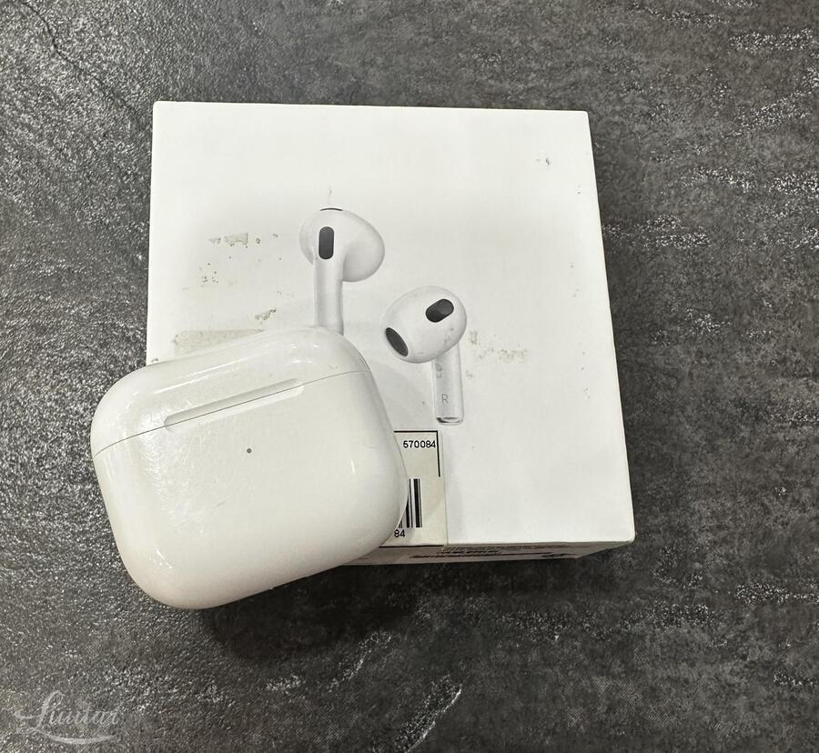 Juhtmevabad kõrvaklapid Apple AirPods (3rd gen)