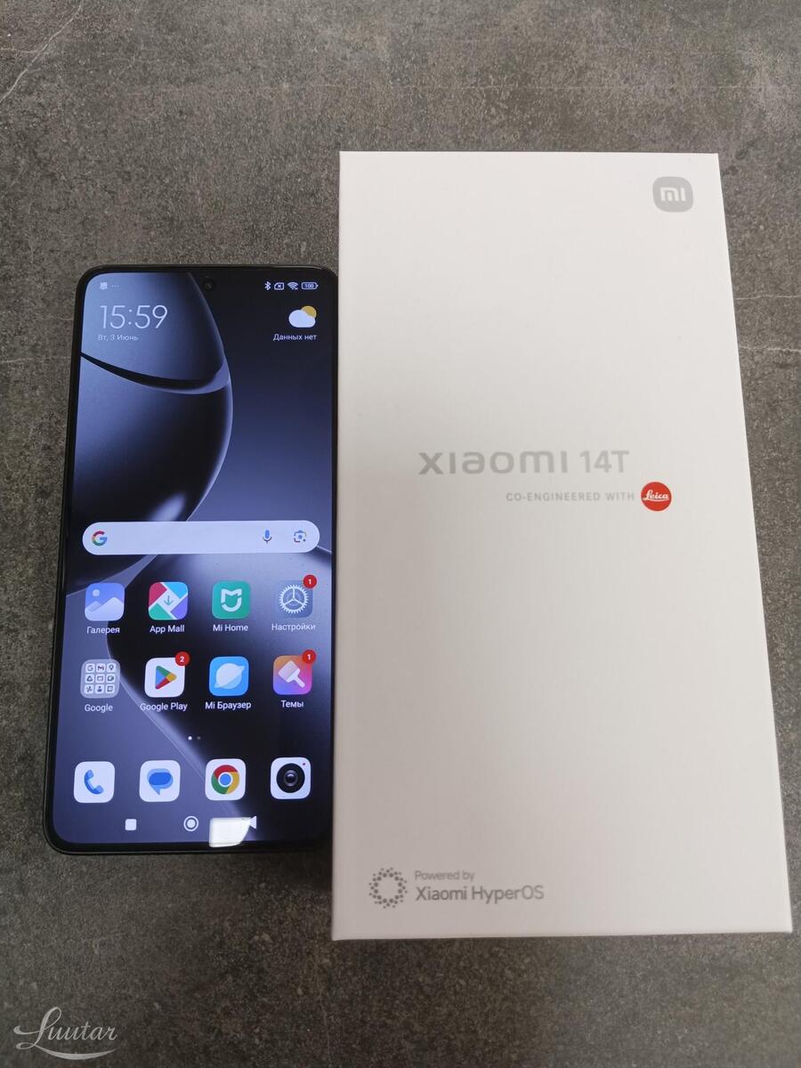 Mobiiltelefon Xiaomi 14T 256GB