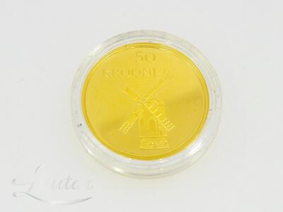 Kuldmünt 999* Eesti Vabariik 50 Krooni 2008a.