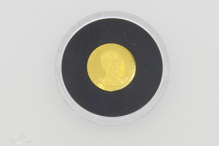 Kuldmünt 999* Lennart Meri Eesti president, Niue saar, 2 dollarit 2019a