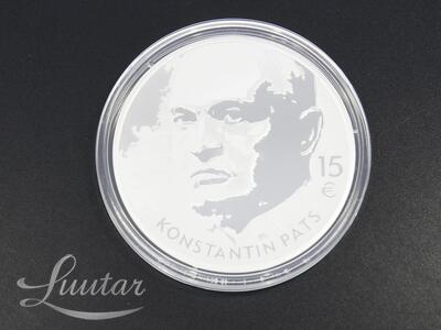 Hõbemünt 15€ Konstantin Päts 2024a 925*