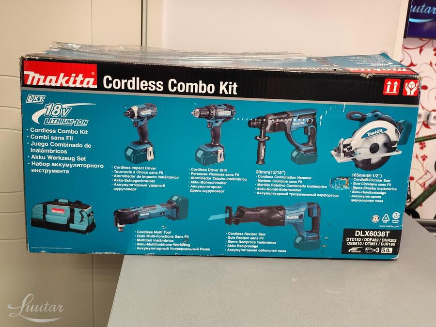 Tööriistakomplekt Makita DLX6038T UUS!