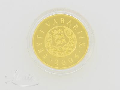 Kuldmünt 999* Olümpiamängudele pühendatud 100 Kroon 2004a.