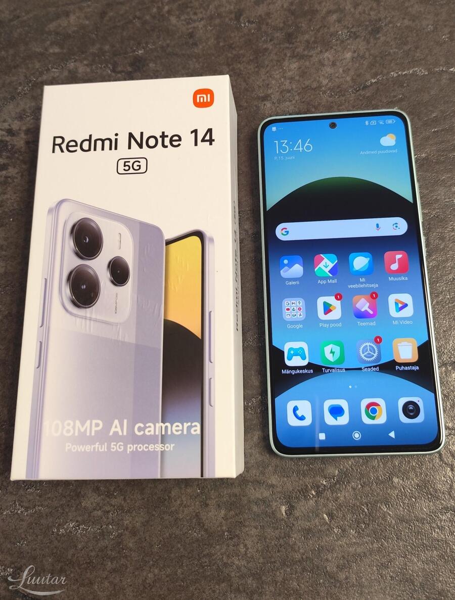 Mobiiltelefon Xiaomi Redmi Note 14 5g 128 GB