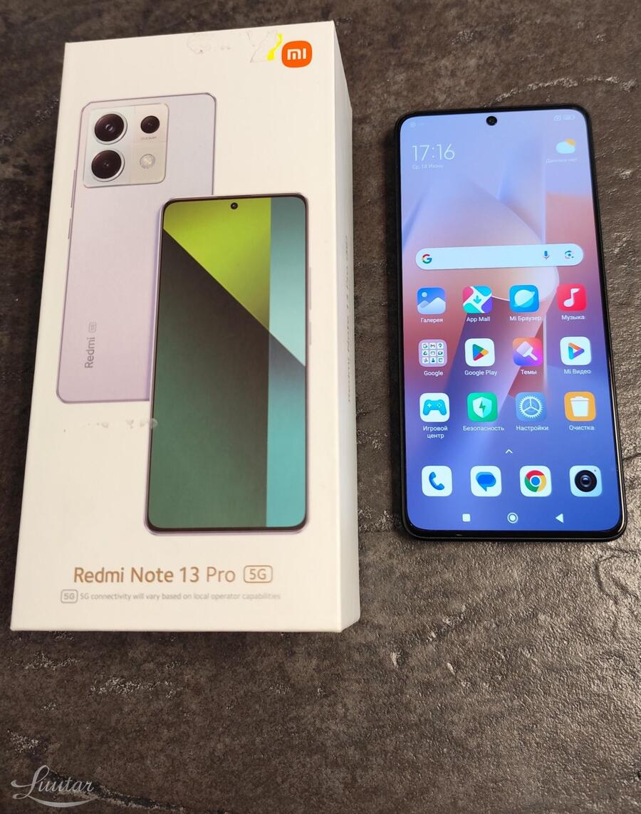Mobiiltelefon Xiaomi Redmi Note 13 Pro 5G 256GB