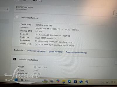 Sülearvuti Dell Latitude E7440