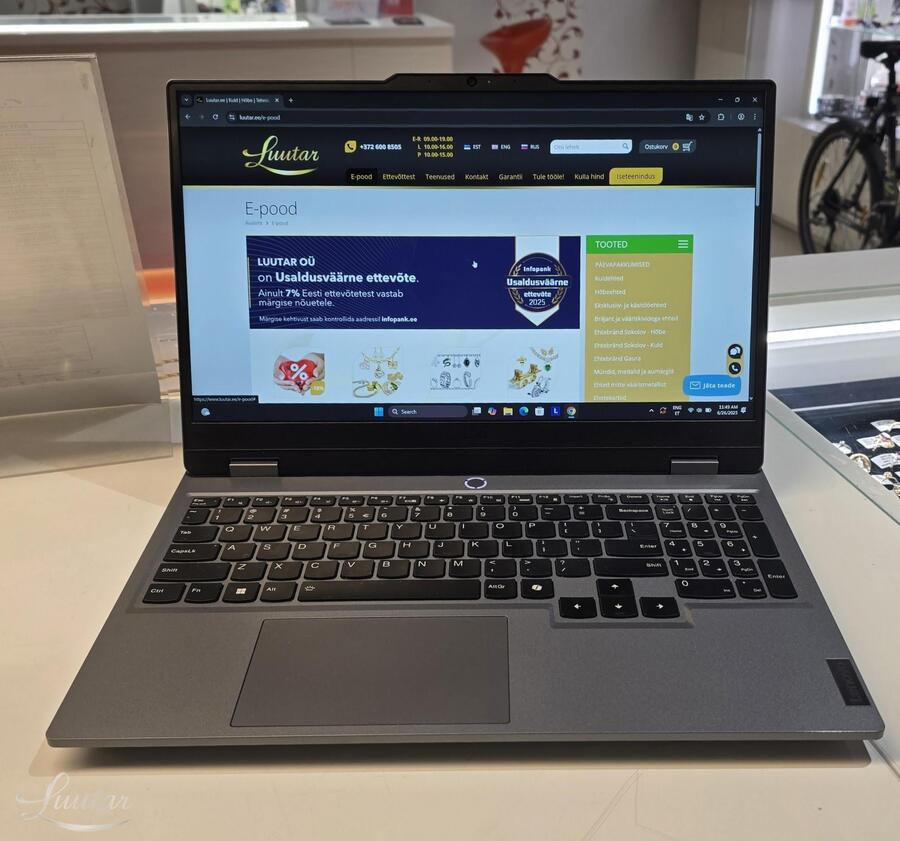 Sülearvuti Lenovo AMD ryzen 7 743HS