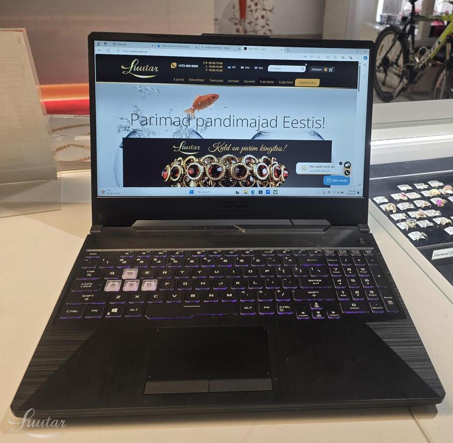 Sülearvuti Asus tuf gaming f15 fx506lh