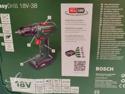 Akutrell Bosch Easy Drill 18V-38 UUS! 