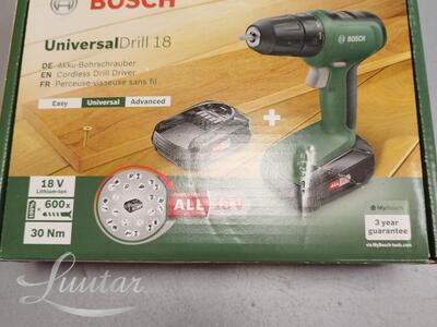 Trell- kruvikeeraja Bosch UniversalDrill 18