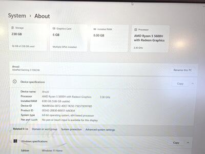 Sülearvuti Lenovo IdeaPad Gaming 3 15ACH6